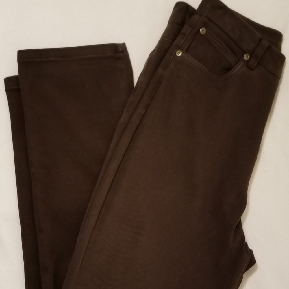 Vintage Jones NY Brown Jeans. Resembles “Suede” Cloth size 10